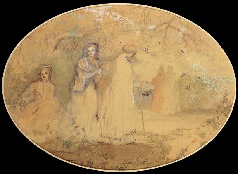 Charles conder The Meeting oil painting image